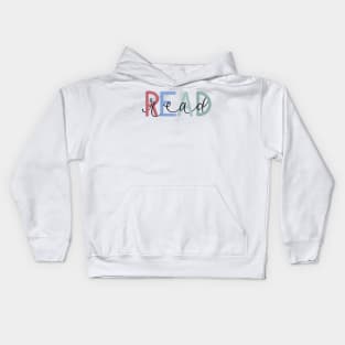 Read - Chalkboard and Script Kids Hoodie